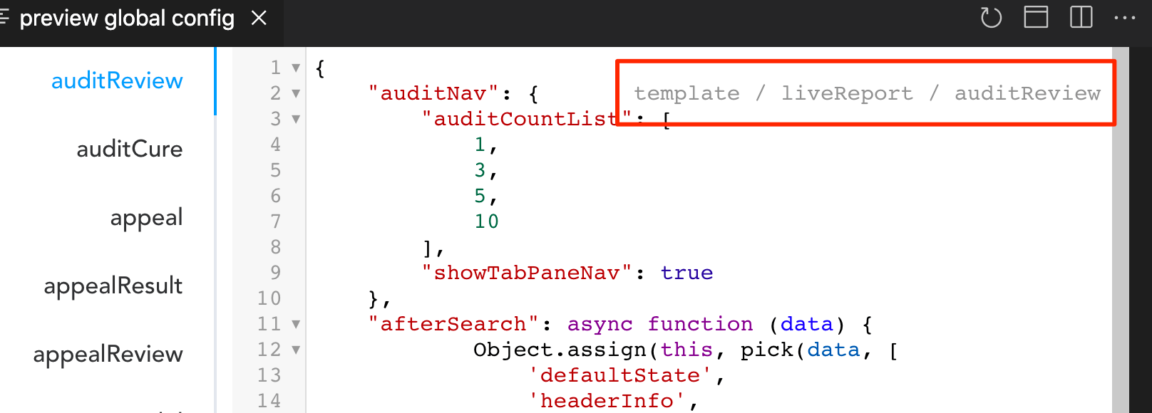 Frame global config Visual Studio Marketplace